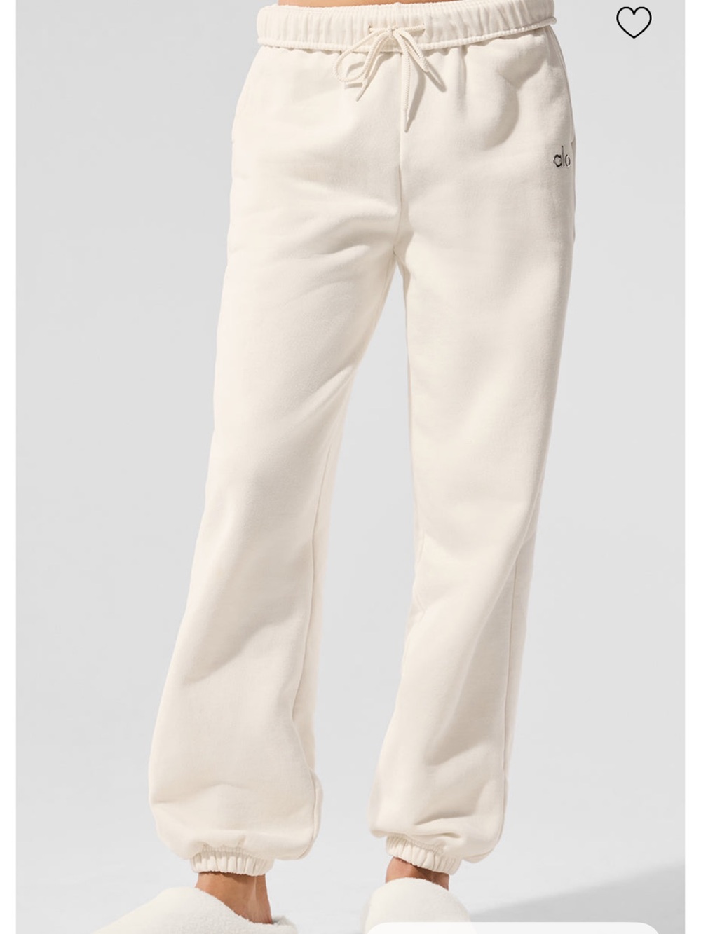 ALO Accolade Sweatpant - Ivory Size Small